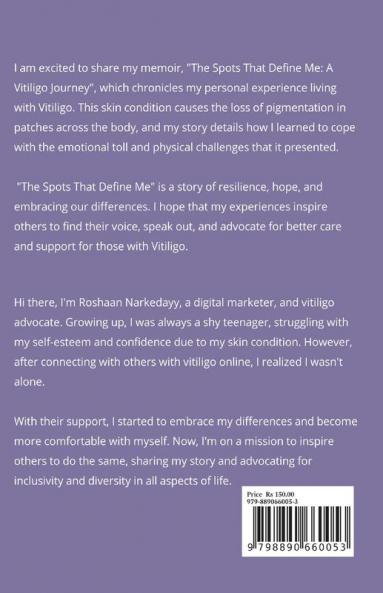 The Spots That Define Me : A Vitiligo Journey