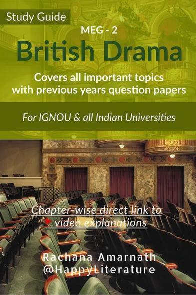 BRITISH DRAMA: Covers all important topics and previous years' Question Papers