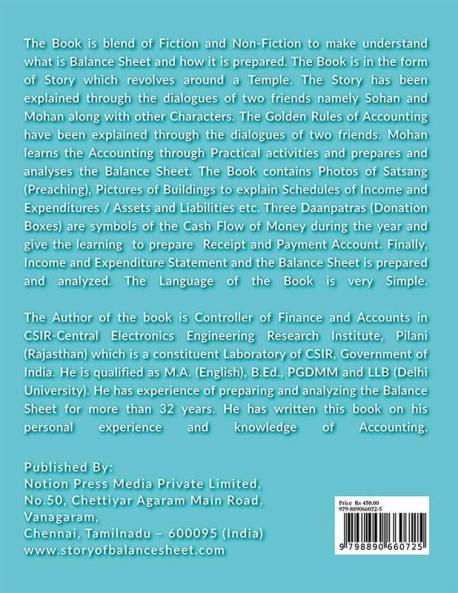 STORY OF BALANCE SHEET  SECOND EDITION: How to learn Accrual Accounting and Balance Sheet  through the Story of Balance Sheet  mentioned in this Book.