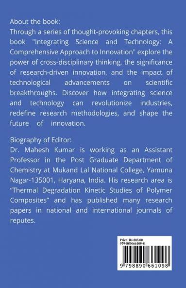 Integrating Science and Technology : A Comprehensive Approach to Innovation