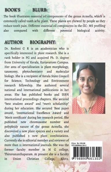 Essential oil chemistry of Buzz buttons : Essential oil composition and its chemistry of Acmella (Tooth ache Plant)