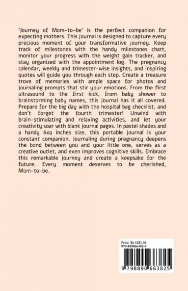 Journey of Mom-to-be : A Complete Pregnancy Journal