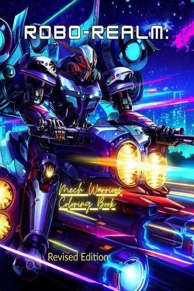 Robo-Realm: Mech Warriors Coloring Book