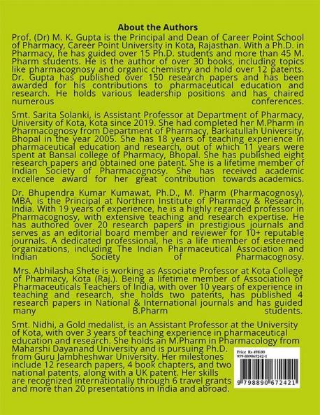 Text Book Of Pharmacognosy