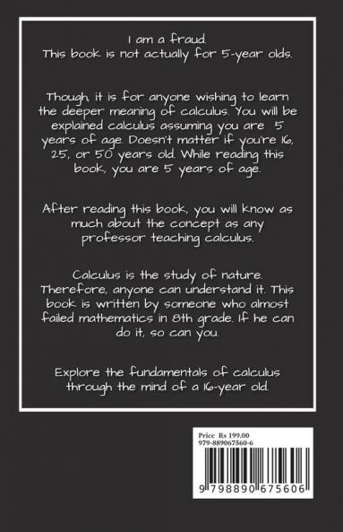 CALCULUS FOR A 5-YEAR OLD