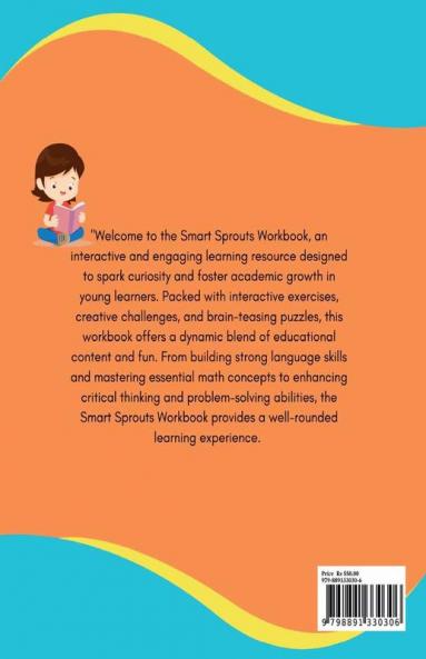 The Smart Sprouts : English & Math Workbook for 6-8 years old | Math Games & Puzzles | English Vocabulary | Brain Boosting Activities