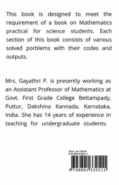 Mathematics Practical Book : For Science Students
