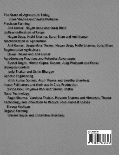Imminent Farming : Innovations and Trends for Sustainable Agriculture