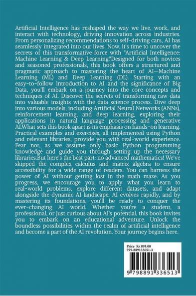 ARTIFICIAL INTELLIGENCE: MACHINE LEARNING &amp; DEEP LEARNING: FOR NOVICES TO PROFESSIONALS