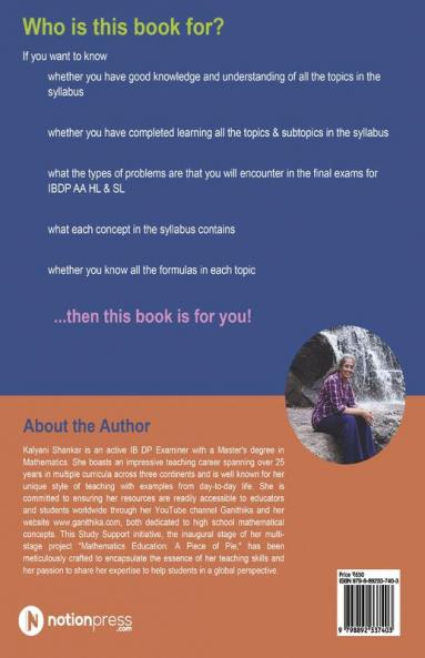 Study Support: A Complete Study Guide and Check List for IBDPMAA HL & SL