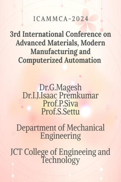 3rd International Conference on Advanced Materials Modern Manufacturing and Computerized Automation ICAMMCA-2024