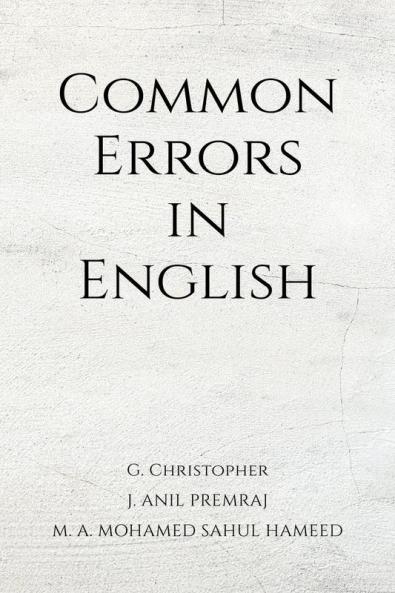 Common Errors in English