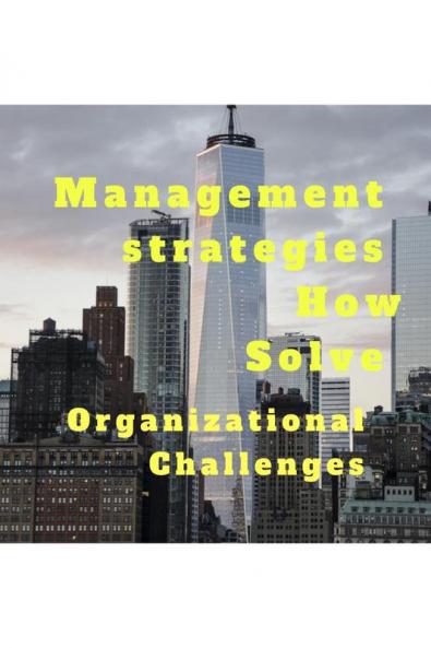 Management strategies How Solve Organizational Challanges