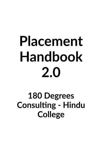 Placement Handbook 2.0
