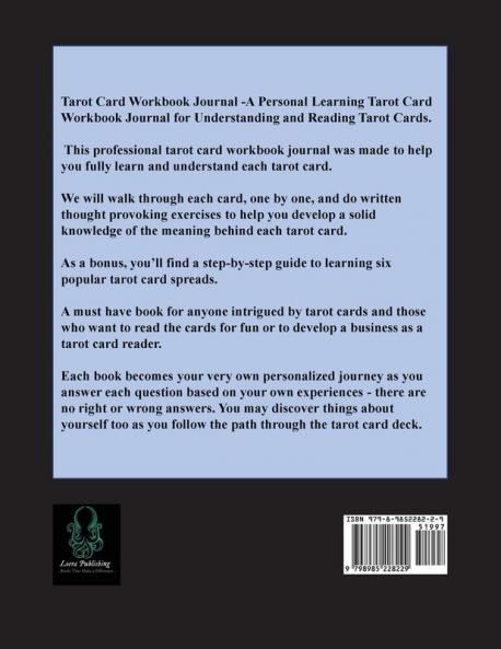 Tarot Card Workbook Journal