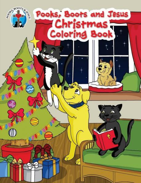 Pooks Boots and Jesus Christmas Coloring Book