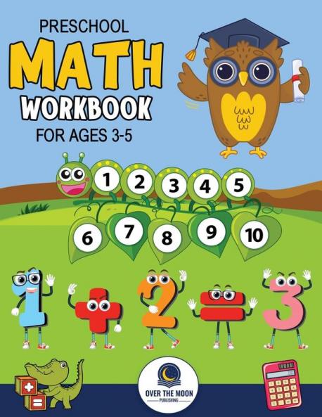 Preschool Math Workbook for Kids Ages 3-5