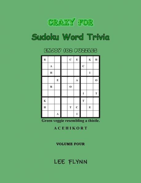 Crazy For Sudoku Word Trivia