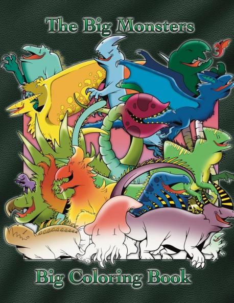 Big Monsters Big Coloring Book