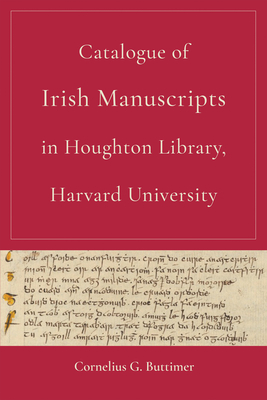 Catalogue of Irish Manuscripts in Houghton Library Harvard University