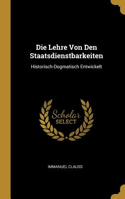 Lehre Von Den Staatsdienstbarkeiten