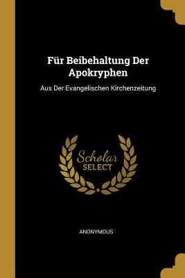 Für Beibehaltung Der Apokryphen