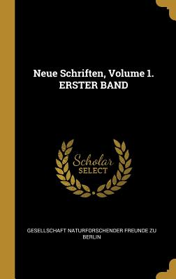 Neue Schriften Volume 1. ERSTER BAND