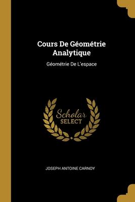 Cours De Géométrie Analytique