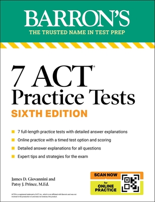 7 ACT Practice Tests Sixth Edition + Online Practice