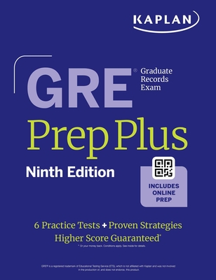 GRE Prep Plus Ninth Edition (2025): Includes 6 Practice Tests 1500+ Practice Questions + Online Access to a 500+ Question Bank Video Tutorials and Live Class Sessions