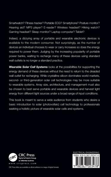 Wearable Solar Cell Systems