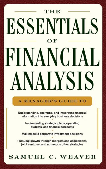 The Essentials of Financial Analysis
