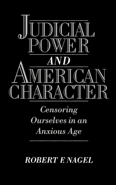 Judicial Power and American Character