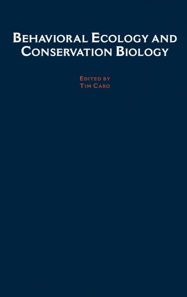 Behavioral Ecology and Conservation Biology