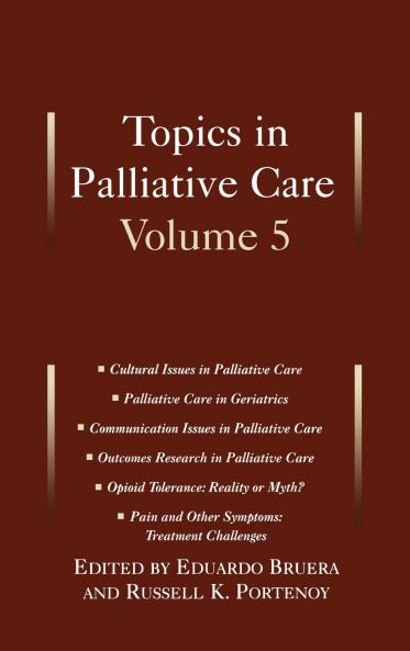 Topics in Palliative Care