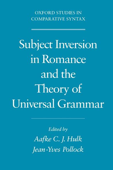 Subject Inversion in Romance and the Theory of Universal Grammar