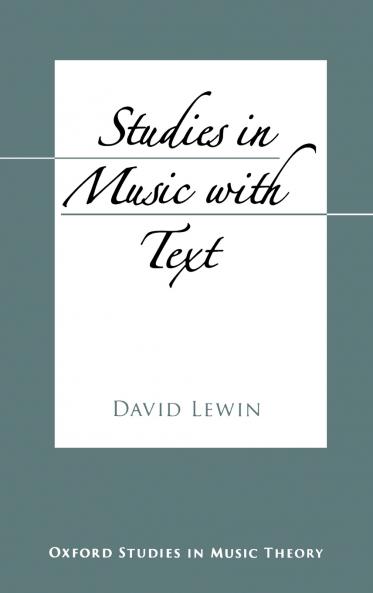 Studies in Music with Text