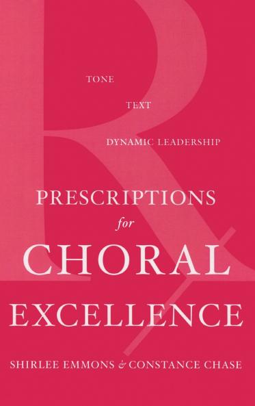 PRESCRIPTIONS FOR CHORAL EXCELL C