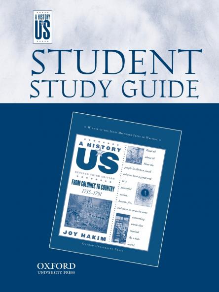 From Colonies to Country Middle/High School Student Study Guide a History of Us