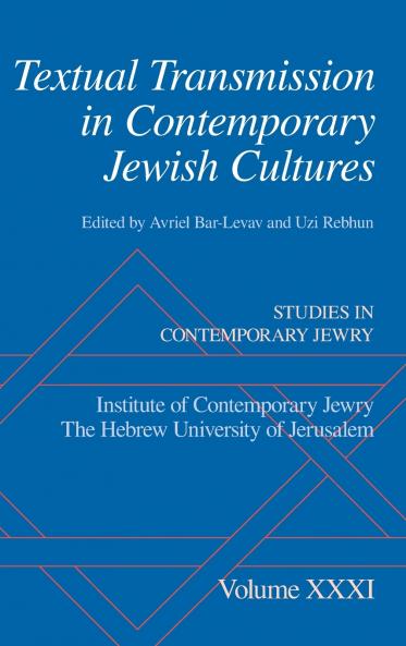 TEXT TRANSMISS IN CONT JEWISH CULT SCJ C