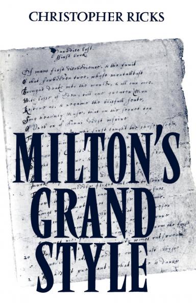 Milton's Grand Style
