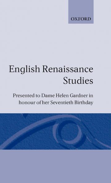 English Renaissance Studies