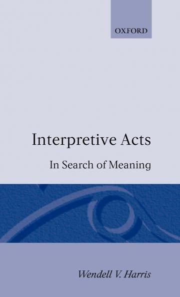 Interpretive Acts