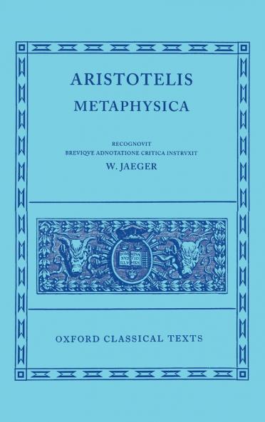 Aristotle Metaphysica
