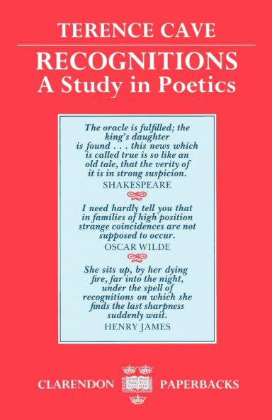 Recognitions a Study in Poetics