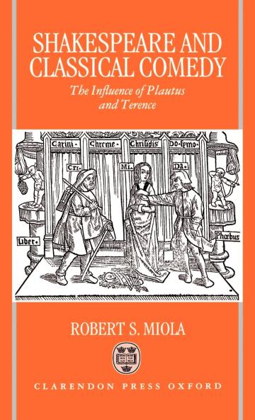Shakespeare and Classical Comedy