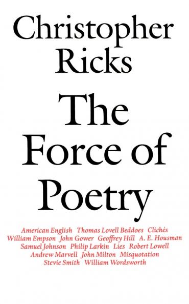 The Force of Poetry