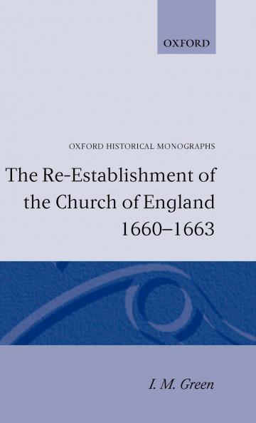 Re-Establishment of the Church of England 1660 -1663