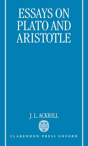 Essays on Plato and Aristotle