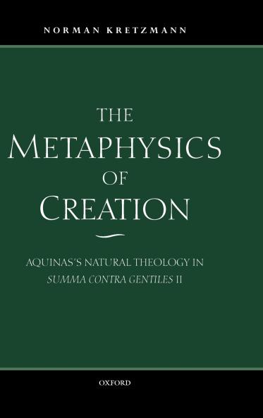 The Metaphysics of Creation